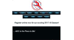 Desktop Screenshot of americandancecenter.net